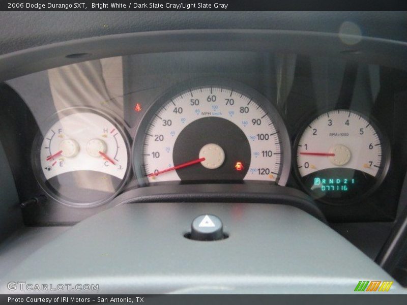 Bright White / Dark Slate Gray/Light Slate Gray 2006 Dodge Durango SXT
