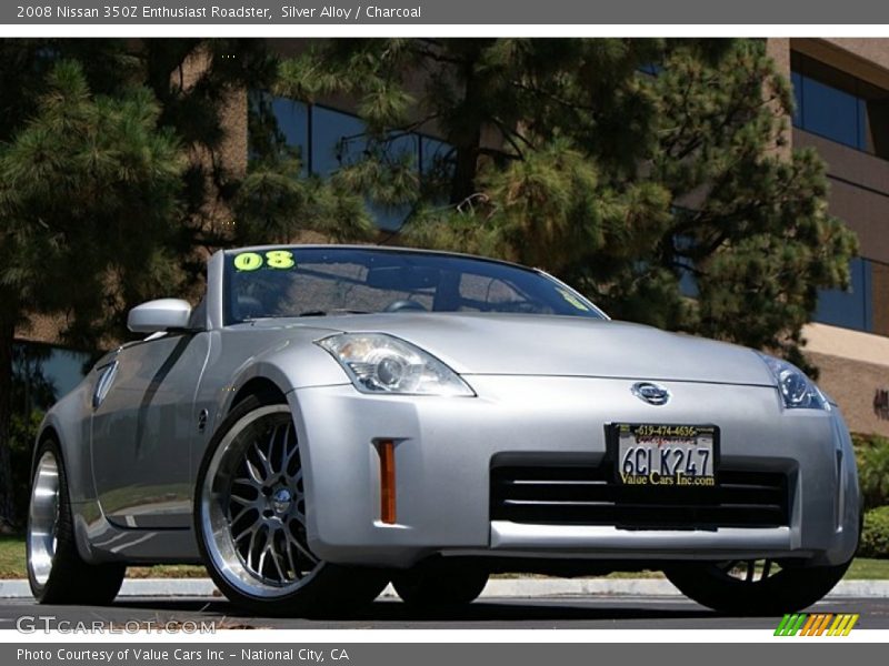 Silver Alloy / Charcoal 2008 Nissan 350Z Enthusiast Roadster