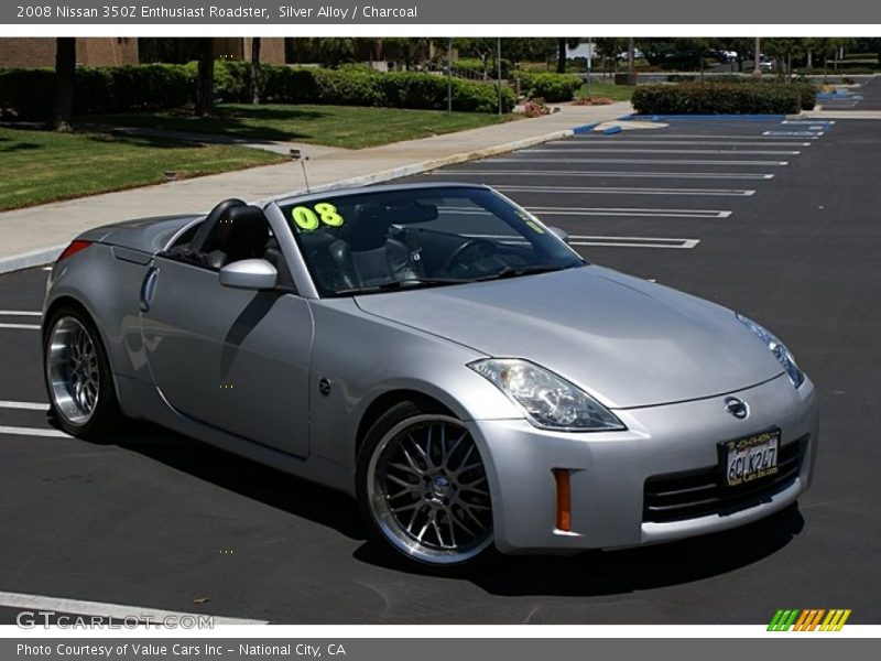 Silver Alloy / Charcoal 2008 Nissan 350Z Enthusiast Roadster
