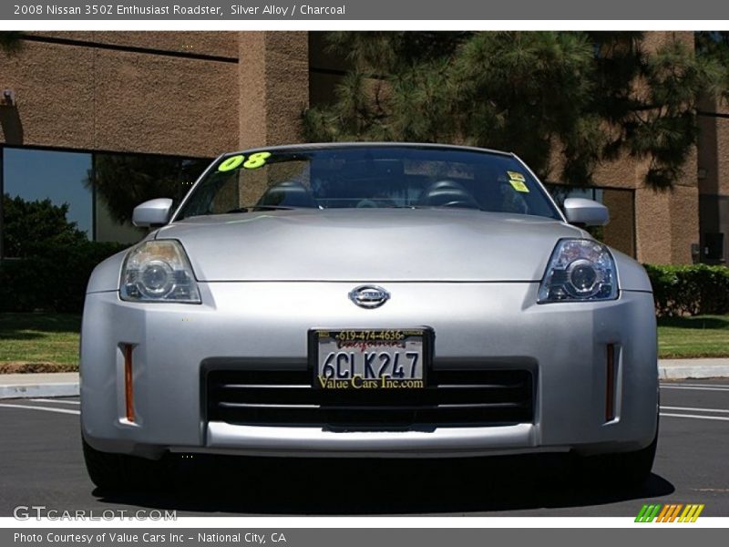 Silver Alloy / Charcoal 2008 Nissan 350Z Enthusiast Roadster