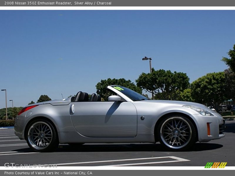 Silver Alloy / Charcoal 2008 Nissan 350Z Enthusiast Roadster