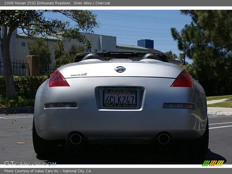 Silver Alloy / Charcoal 2008 Nissan 350Z Enthusiast Roadster