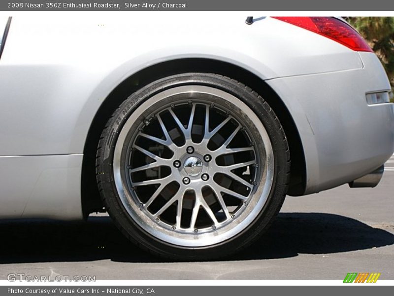 Silver Alloy / Charcoal 2008 Nissan 350Z Enthusiast Roadster