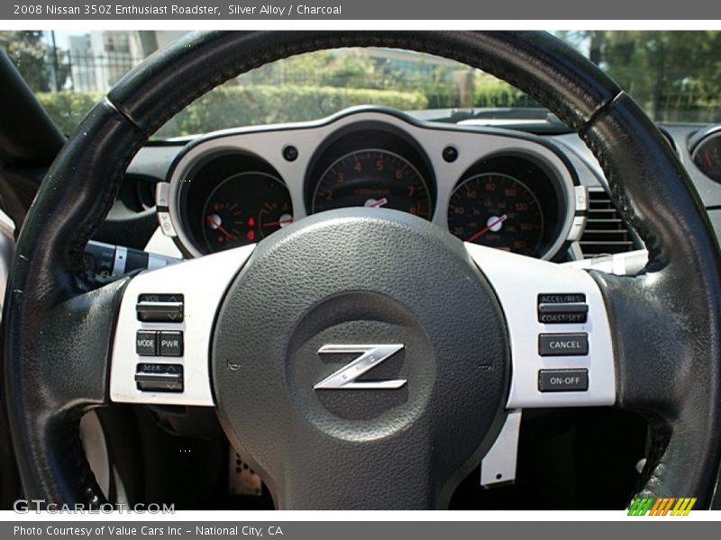 Silver Alloy / Charcoal 2008 Nissan 350Z Enthusiast Roadster