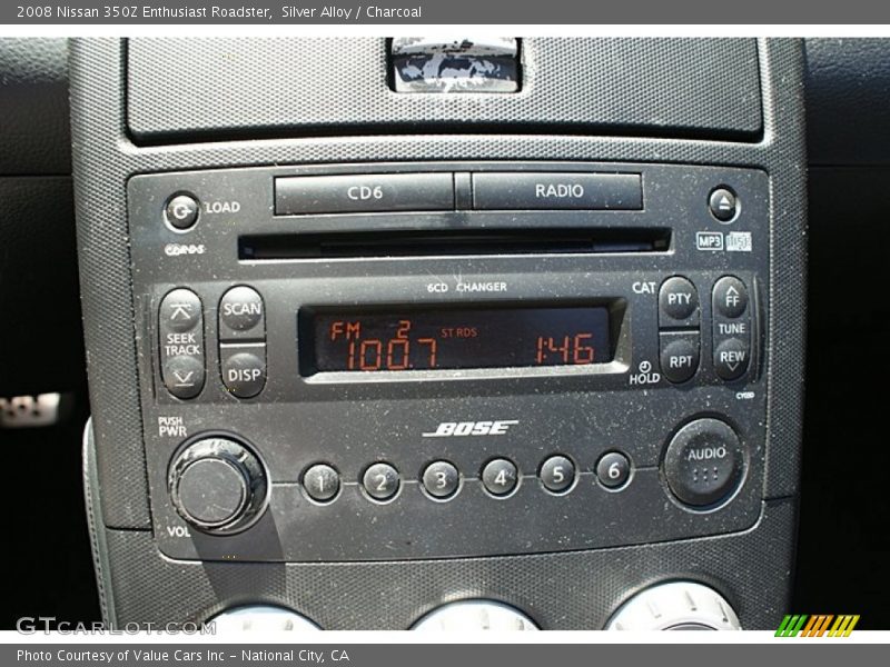 Silver Alloy / Charcoal 2008 Nissan 350Z Enthusiast Roadster