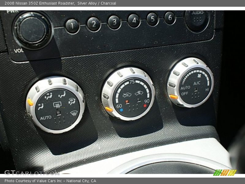 Silver Alloy / Charcoal 2008 Nissan 350Z Enthusiast Roadster