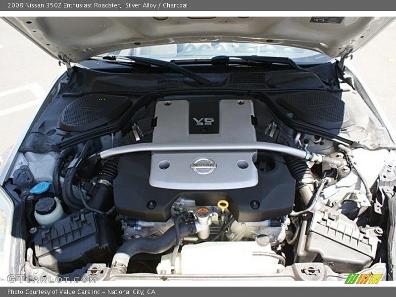 Silver Alloy / Charcoal 2008 Nissan 350Z Enthusiast Roadster