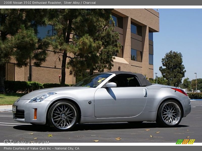 Silver Alloy / Charcoal 2008 Nissan 350Z Enthusiast Roadster