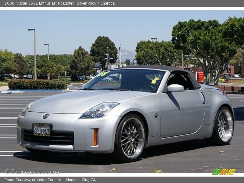 Silver Alloy / Charcoal 2008 Nissan 350Z Enthusiast Roadster