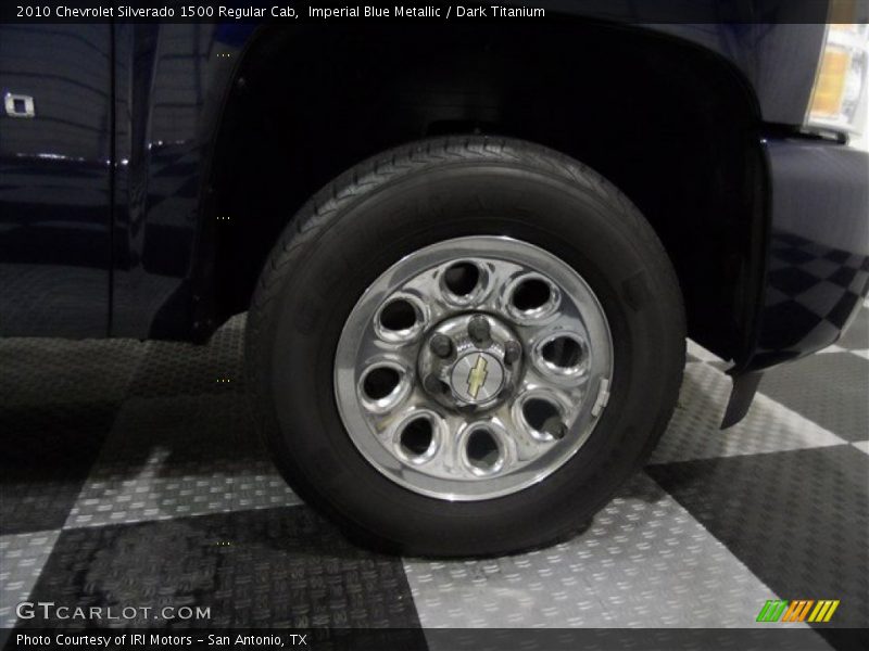 Imperial Blue Metallic / Dark Titanium 2010 Chevrolet Silverado 1500 Regular Cab