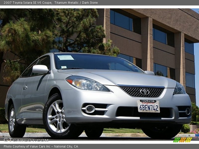 Titanium Metallic / Dark Stone 2007 Toyota Solara SE V6 Coupe