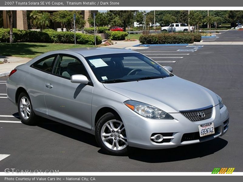 Titanium Metallic / Dark Stone 2007 Toyota Solara SE V6 Coupe