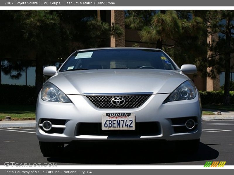 Titanium Metallic / Dark Stone 2007 Toyota Solara SE V6 Coupe