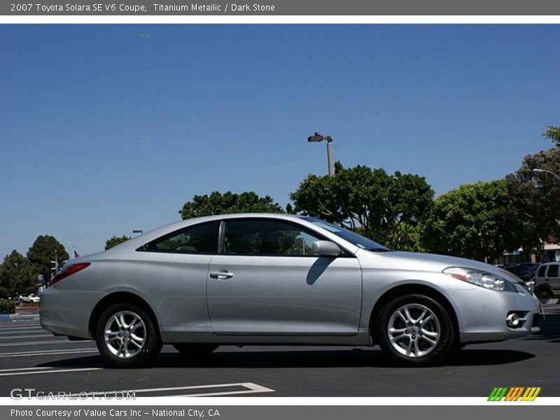 Titanium Metallic / Dark Stone 2007 Toyota Solara SE V6 Coupe