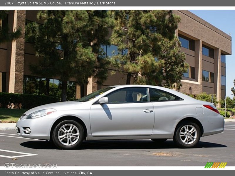 Titanium Metallic / Dark Stone 2007 Toyota Solara SE V6 Coupe