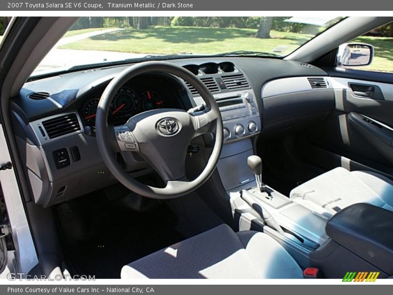 Titanium Metallic / Dark Stone 2007 Toyota Solara SE V6 Coupe