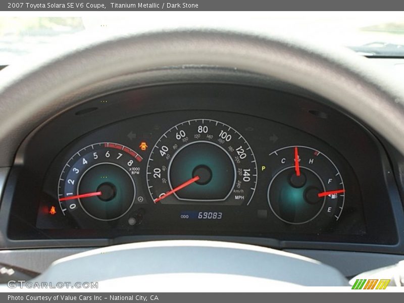 Titanium Metallic / Dark Stone 2007 Toyota Solara SE V6 Coupe