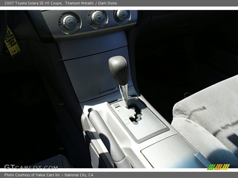 Titanium Metallic / Dark Stone 2007 Toyota Solara SE V6 Coupe