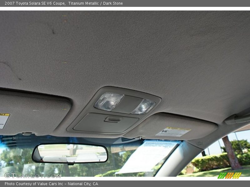 Titanium Metallic / Dark Stone 2007 Toyota Solara SE V6 Coupe