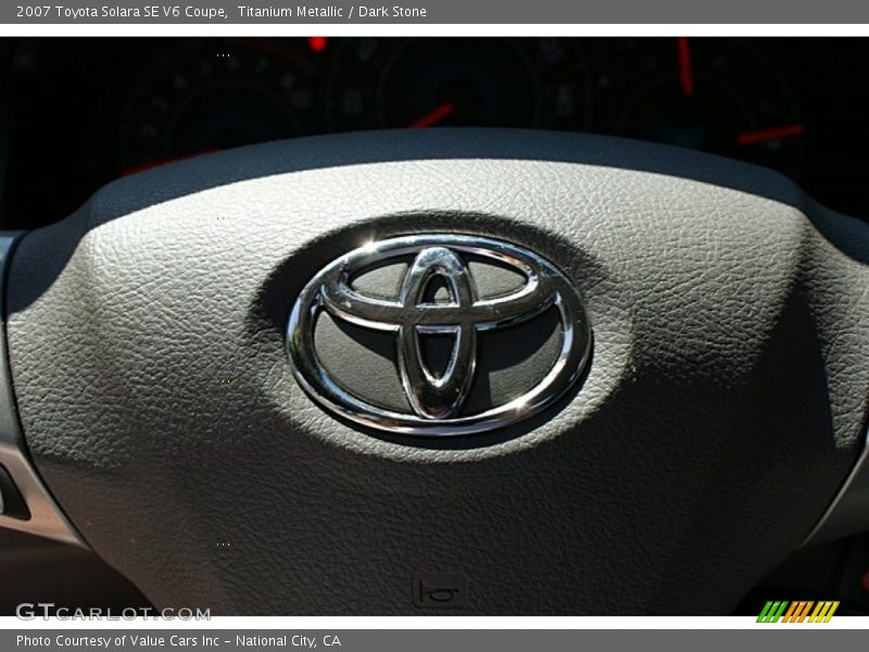 Titanium Metallic / Dark Stone 2007 Toyota Solara SE V6 Coupe