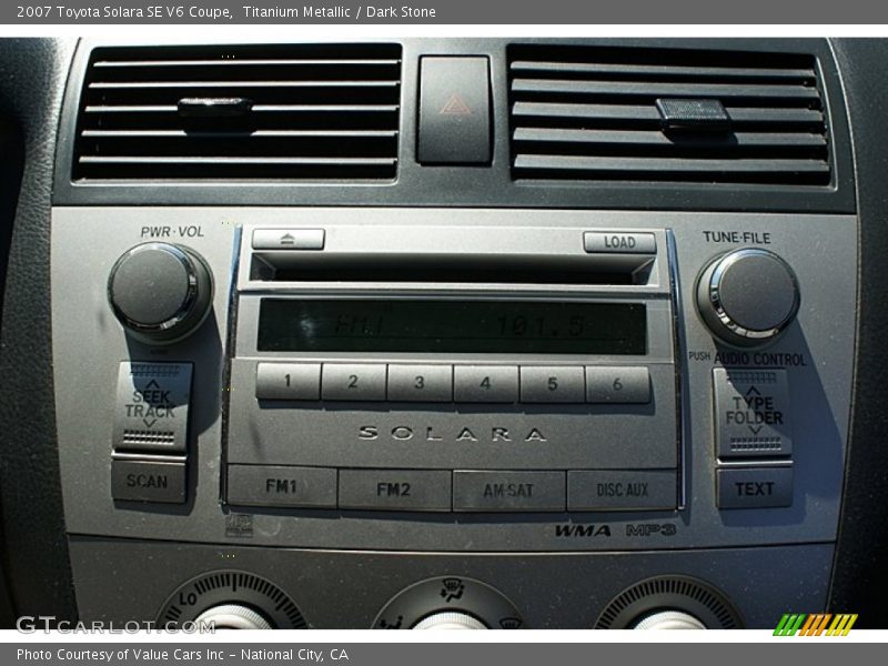 Titanium Metallic / Dark Stone 2007 Toyota Solara SE V6 Coupe