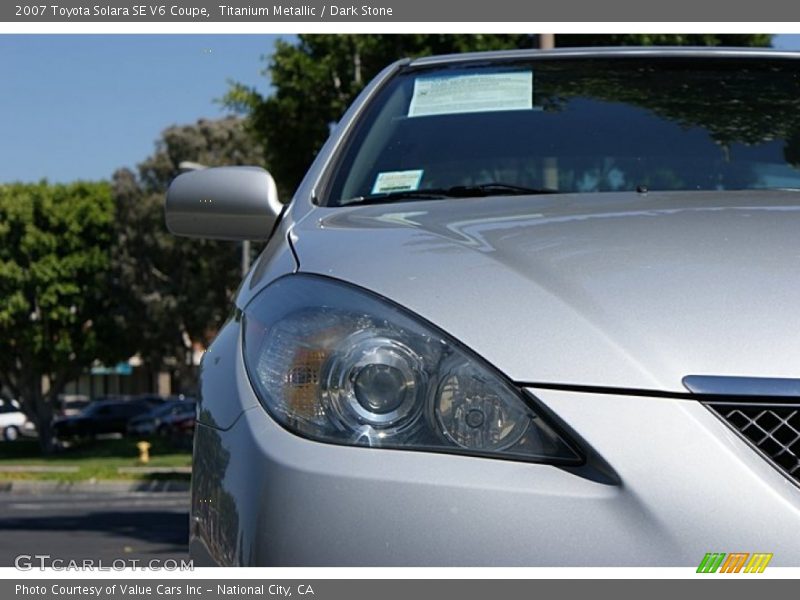 Titanium Metallic / Dark Stone 2007 Toyota Solara SE V6 Coupe