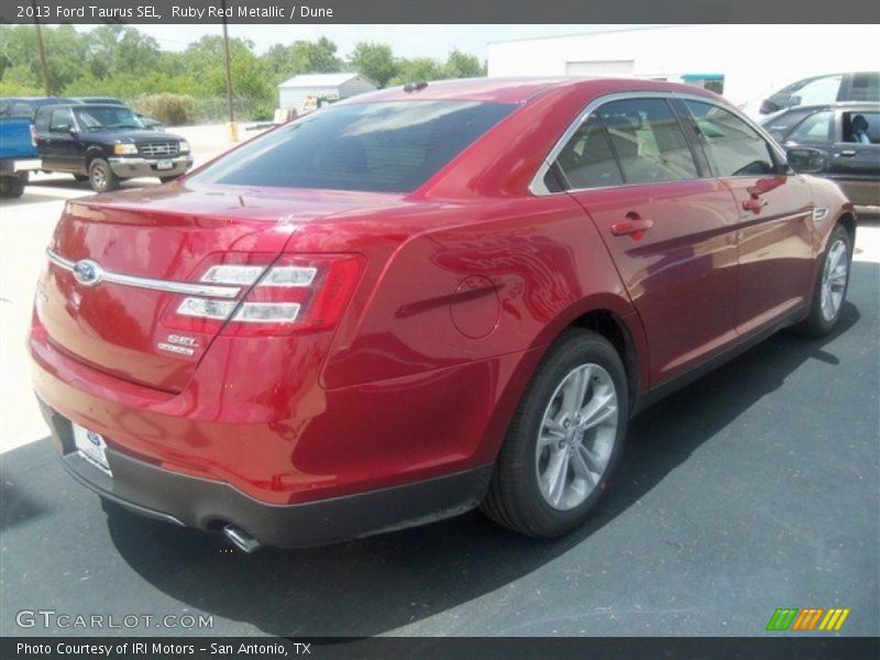 Ruby Red Metallic / Dune 2013 Ford Taurus SEL