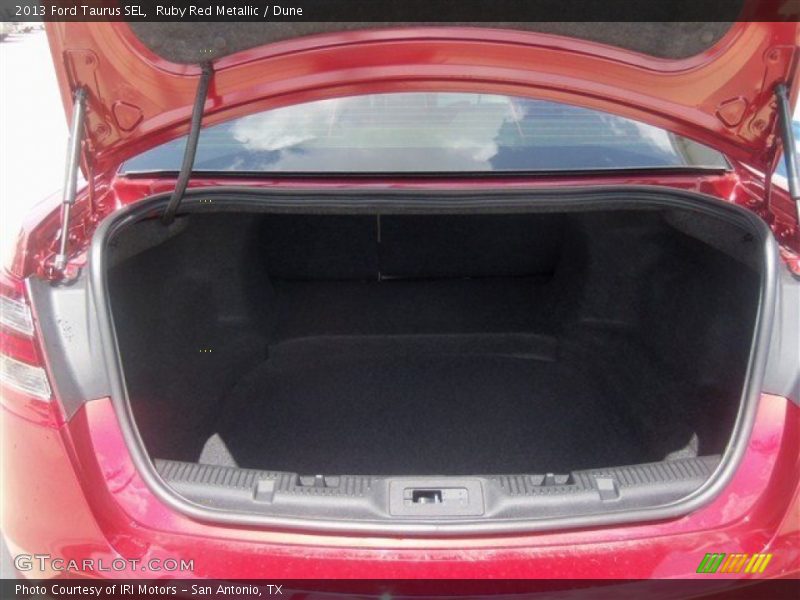 Ruby Red Metallic / Dune 2013 Ford Taurus SEL