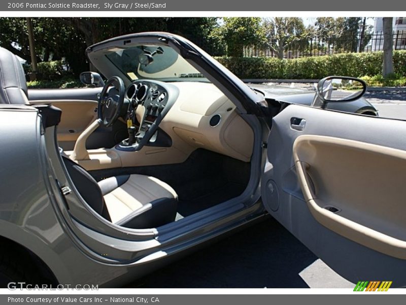 Sly Gray / Steel/Sand 2006 Pontiac Solstice Roadster