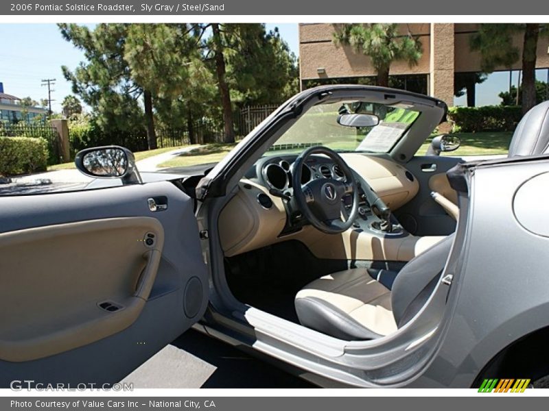 Sly Gray / Steel/Sand 2006 Pontiac Solstice Roadster