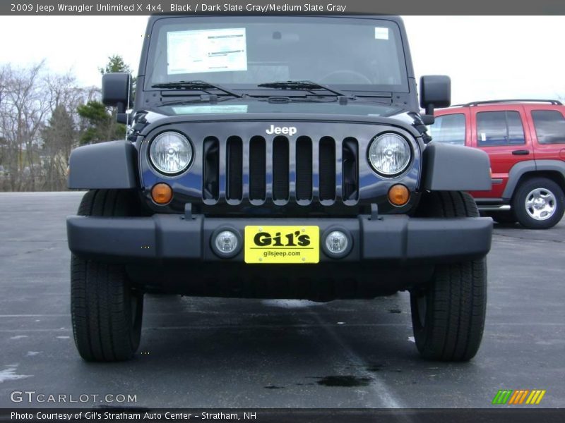Black / Dark Slate Gray/Medium Slate Gray 2009 Jeep Wrangler Unlimited X 4x4