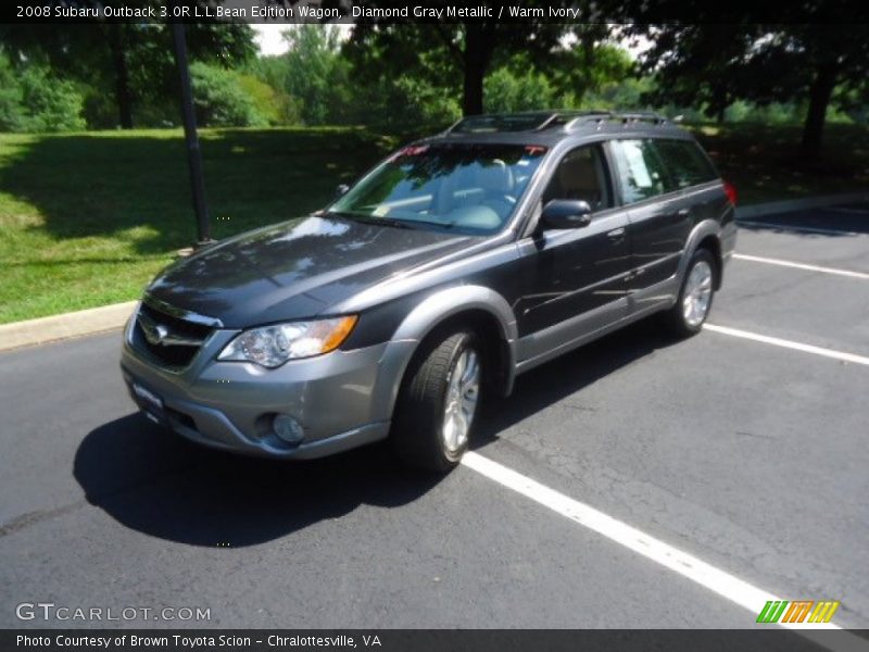 Diamond Gray Metallic / Warm Ivory 2008 Subaru Outback 3.0R L.L.Bean Edition Wagon