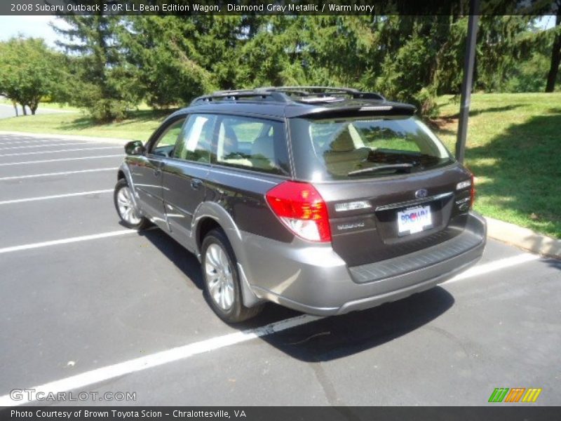 Diamond Gray Metallic / Warm Ivory 2008 Subaru Outback 3.0R L.L.Bean Edition Wagon