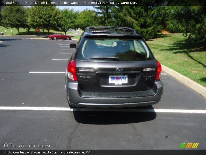 Diamond Gray Metallic / Warm Ivory 2008 Subaru Outback 3.0R L.L.Bean Edition Wagon
