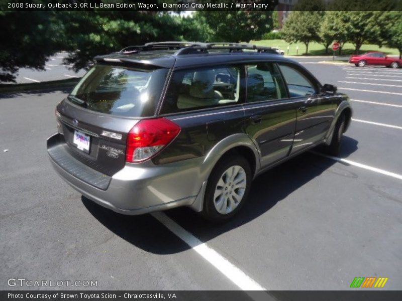 Diamond Gray Metallic / Warm Ivory 2008 Subaru Outback 3.0R L.L.Bean Edition Wagon