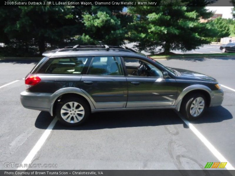 Diamond Gray Metallic / Warm Ivory 2008 Subaru Outback 3.0R L.L.Bean Edition Wagon