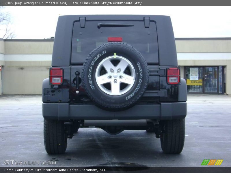 Black / Dark Slate Gray/Medium Slate Gray 2009 Jeep Wrangler Unlimited X 4x4