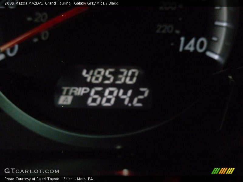 Galaxy Gray Mica / Black 2009 Mazda MAZDA5 Grand Touring