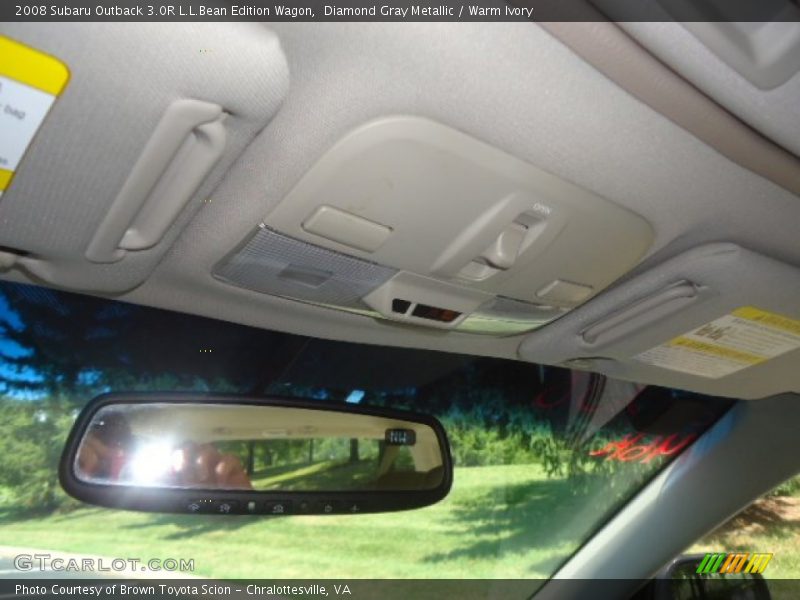 Diamond Gray Metallic / Warm Ivory 2008 Subaru Outback 3.0R L.L.Bean Edition Wagon