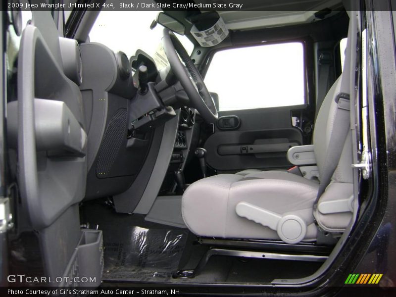 Black / Dark Slate Gray/Medium Slate Gray 2009 Jeep Wrangler Unlimited X 4x4
