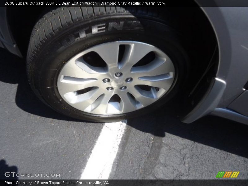 Diamond Gray Metallic / Warm Ivory 2008 Subaru Outback 3.0R L.L.Bean Edition Wagon