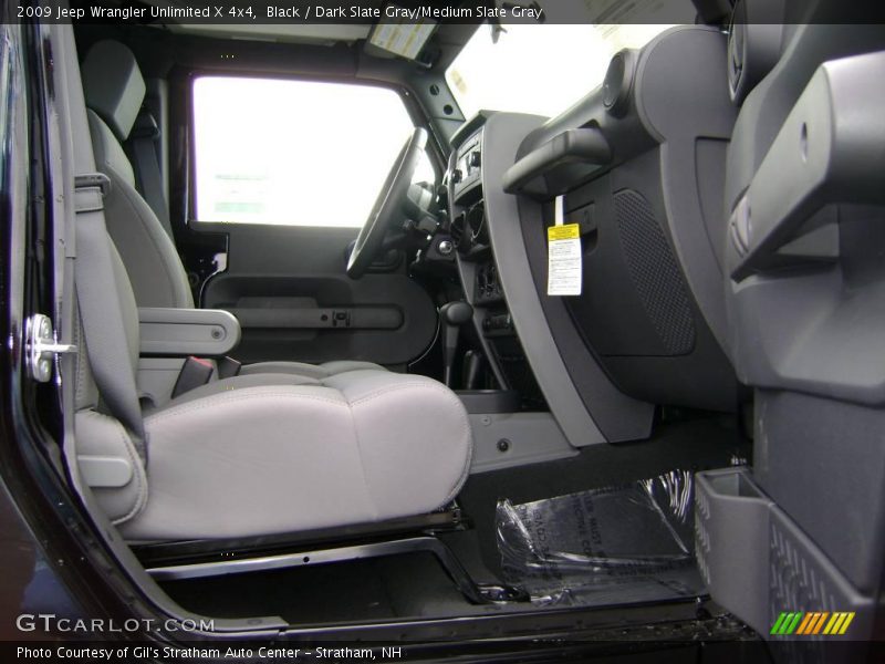 Black / Dark Slate Gray/Medium Slate Gray 2009 Jeep Wrangler Unlimited X 4x4