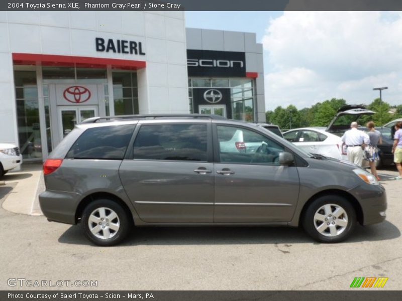 Phantom Gray Pearl / Stone Gray 2004 Toyota Sienna XLE