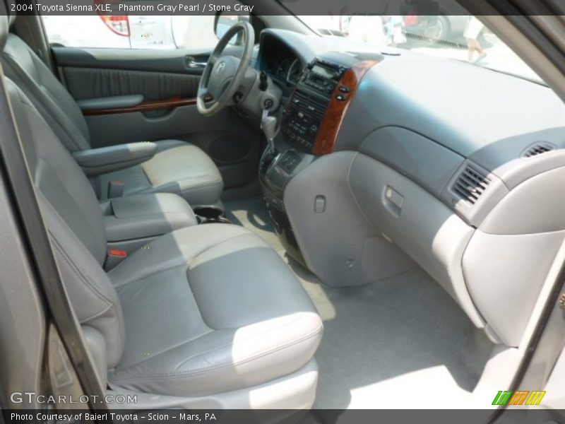 Phantom Gray Pearl / Stone Gray 2004 Toyota Sienna XLE
