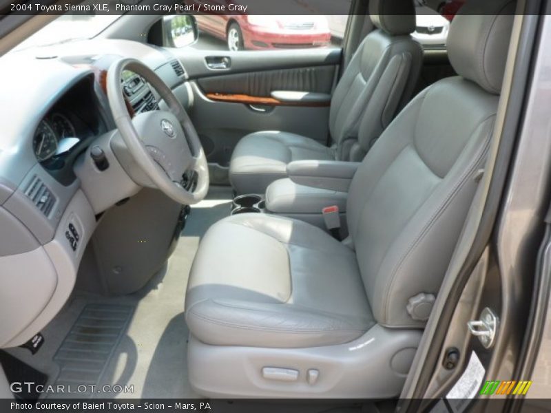 Phantom Gray Pearl / Stone Gray 2004 Toyota Sienna XLE