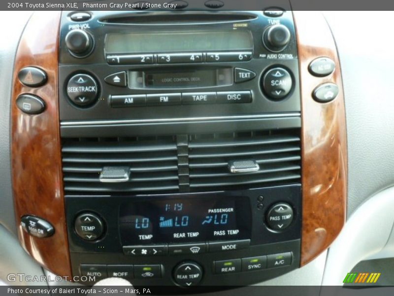Phantom Gray Pearl / Stone Gray 2004 Toyota Sienna XLE