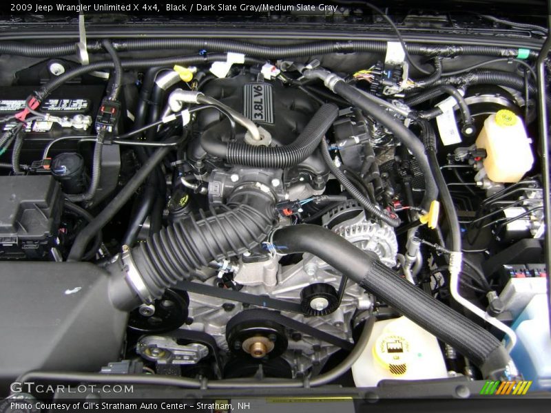 Black / Dark Slate Gray/Medium Slate Gray 2009 Jeep Wrangler Unlimited X 4x4