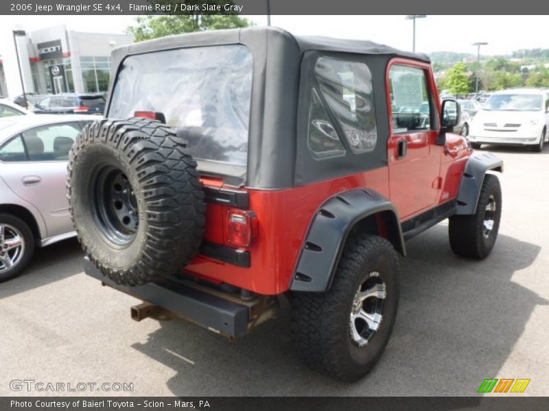 Flame Red / Dark Slate Gray 2006 Jeep Wrangler SE 4x4