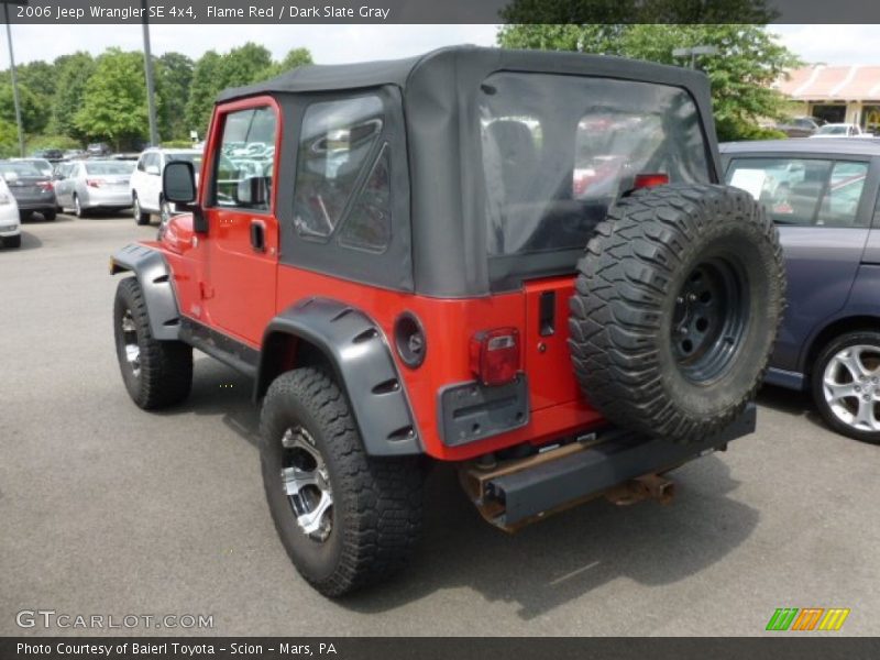 Flame Red / Dark Slate Gray 2006 Jeep Wrangler SE 4x4