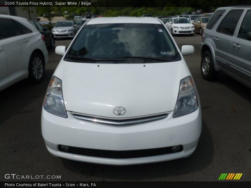 Super White / Beige 2006 Toyota Prius Hybrid